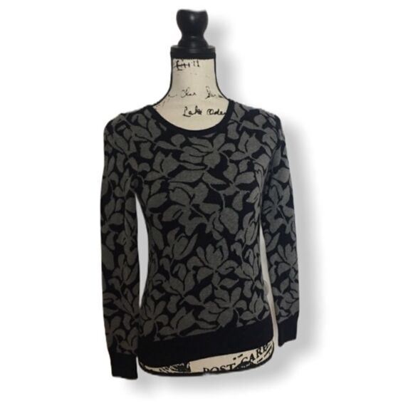 Ann Taylor SZ XSP print sweater - Picture 1 of 3